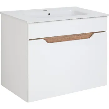 A-Interiéry Koupelnová skříňka s keramickým umyvadlem Inge W 80