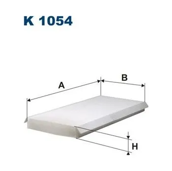 Ventilátor topení a klimatizace Filtr, vzduch v interiéru FILTRON K 1054