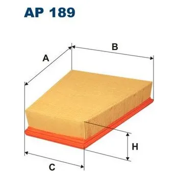 Autodíl Vzduchový filtr FILTRON AP 189