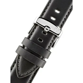 Řemínek na hodinky Kožený řemínek Morellato Street M 4802B88.019, černý