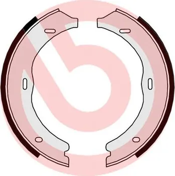 Brzdová čelist Sada brzdových čelistí, parkovací brzda BREMBO S 50 524