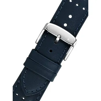 Řemínek na hodinky Kožený řemínek Morellato Aikido 5483237.064 M, modrý