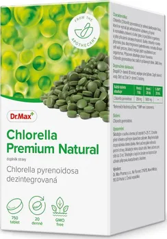 Dr.Max Chlorella Premium Natural 750 tbl.