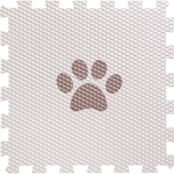 VYLEN s.r.o. Minideckfloor s tlapkou Krémový s hnědou tlapkou