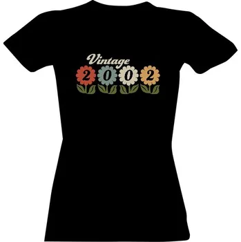 Dámské tričko Tričko s potiskem 2002 - kytky dámské