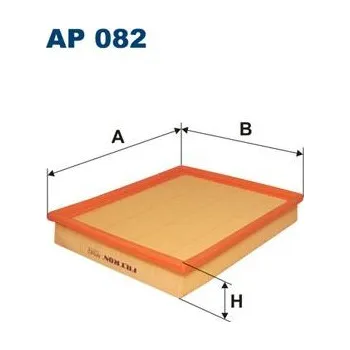 Autodíl Vzduchový filtr FILTRON AP 082
