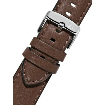 Řemínek na hodinky Kožený řemínek Morellato Croquet 5123C03.034 M, hnědý, Quick Release