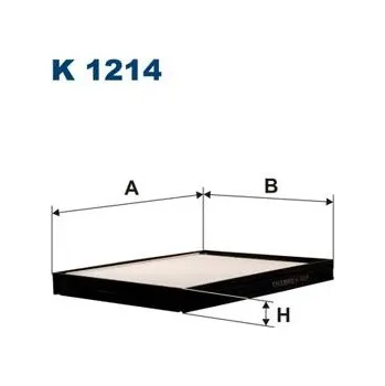 Autodíl Filtr, vzduch v interiéru FILTRON K 1214