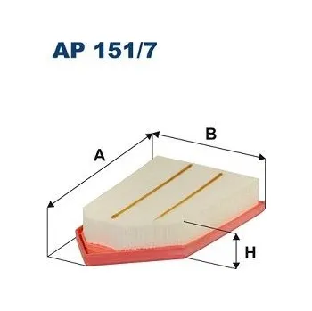 Vzduchový filtr Vzduchový filtr FILTRON AP 151/7