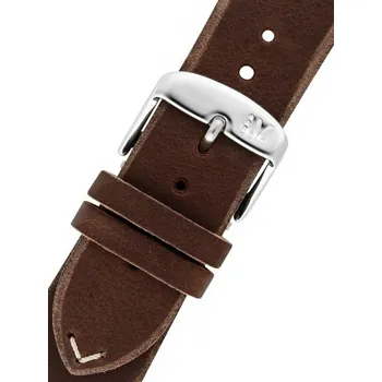 Řemínek na hodinky Kožený řemínek Morellato Vintage 3 4818B09.032 M, hnědý - 24 mm