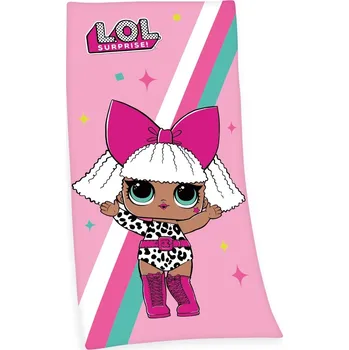 Herding Osuška Lol Surprise, 75 x 150 cm, růžová