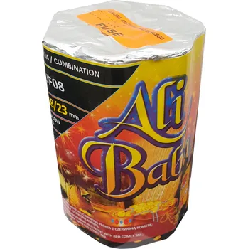 Zábavní pyrotechnika ALI BABA - kombinovaný ohňostroj s fontánou 8 výstřelů