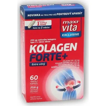 Kloubní výživa Maxivita Exclusive Kolagen Forte+ 60 kapslí