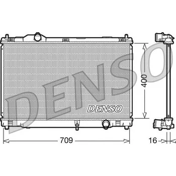 Chladič motoru Chladič, chlazení motoru DENSO DRM51008