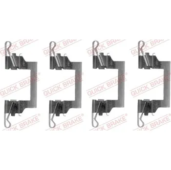 Brzdový systém Sada příslušenství, obložení kotoučové brzdy Quick Brake 109-1614