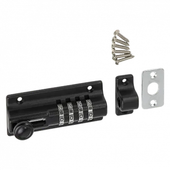 Stavební výplň Kódový zámek černý 123 x 48 x 40 (883801)