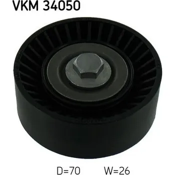 Vratná/vodicí kladka, klínový žebrový řemen SKF VKM 34050