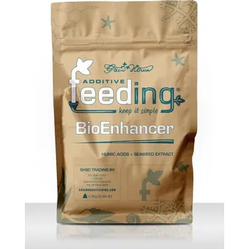 Hnojivo Green House Feeding BioEnhancer 2,5kg (GHF BioEnhancer je směs huminových kyselin, výtažku z mořských řas, odrůd Trichodermy harzianum a Bacillus subtilis. Zvyšuje vitalitu rostlin, zlepšuje příjem živin a kvalitu zeminy.)