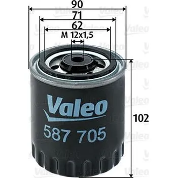 Palivový filtr Palivový filtr VALEO 587705