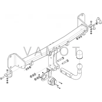 Tažné zařízení Tažné zařízení BMW 5 série 4D (G30, také M-sport paket) (2017 a novější (G30)) (7854)