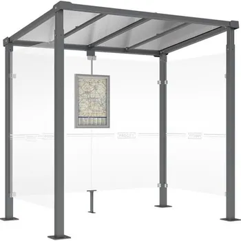 Městské kolo Autobusová zastávka MILANO se dvěma bočnicemi 2500 mm + doprava zdarma