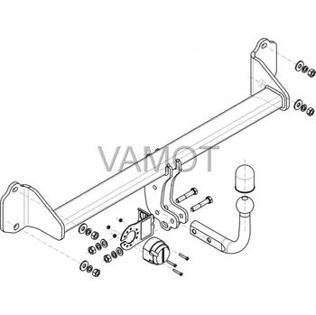 Tažné zařízení Tažné zařízení BMW 2 série Grand Tourer (F46) (2015 a novější (F46)) (4190)