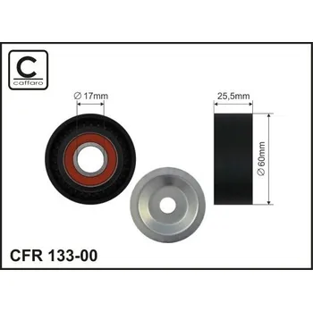 Napínací kladka, žebrovaný klínový řemen CAFFARO 133-00