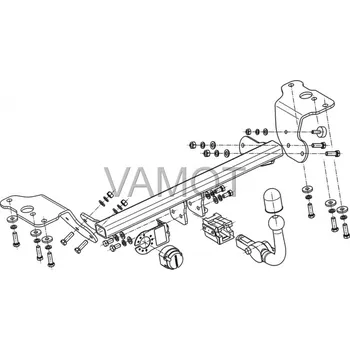 Tažné zařízení Tažné zařízení Toyota Auris 5D (2012 - 2018) (5378)