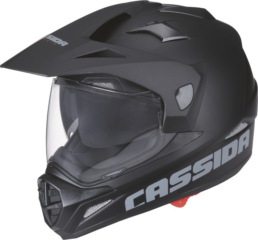 PŘILBA TOUR 1.1, CASSIDA (ČERNÁ MATNÁ, PLEXI S PŘÍPRAVOU PRO PINLOCK) Velikost: XS