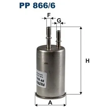 Palivový filtr Palivový filtr FILTRON PP 866/6