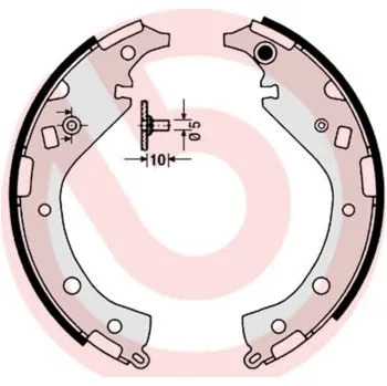 Brzdová čelist Sada brzdových čelistí BREMBO S 83 549