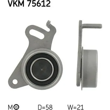 Napínací kladka, ozubený řemen SKF VKM 75612