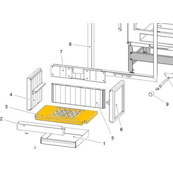 Krbová kamna HAAS+SOHN Rošt žárobetonový 30x345x300; ND 0619018155552