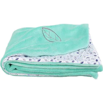 Dětská deka Kaarsgaren Dětská deka mentolová lístek Wellsoft bavlna