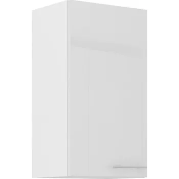 Kuchyňská skříňka 40 G-72 1F Horní skříňka LARA bílá lesk,