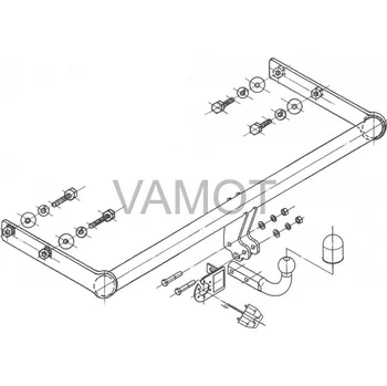 Tažné zařízení Tažné zařízení Ford Focus 4D (1998 - 2005) (5092)