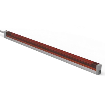 Stavební profil Alusic LED světlo BH 30-8, IM 40-8, délka 250 mm, červené