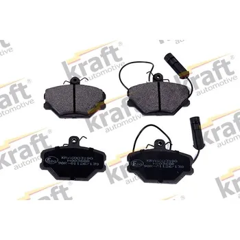 Brzdová destička Sada brzdových destiček, kotoučová brzda KRAFT AUTOMOTIVE 6003190