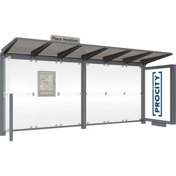 Městské kolo Autobusová zastávka BENÁTKY s reklamním boxem a bočnicí 5000 mm + doprava zdarma