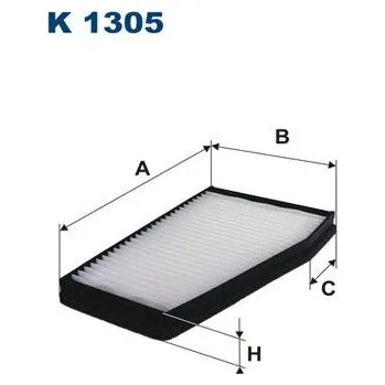 Auto-moto Filtr, vzduch v interiéru FILTRON K 1305