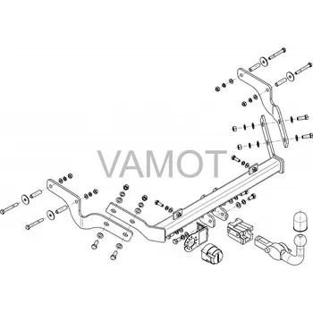 Tažné zařízení Tažné zařízení Peugeot Partner I (1996 - 2008) (5605)