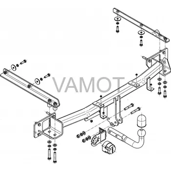Tažné zařízení Tažné zařízení Mercedes S 203 Kombi C-série (2001 - 2007 (S203)) (4638)