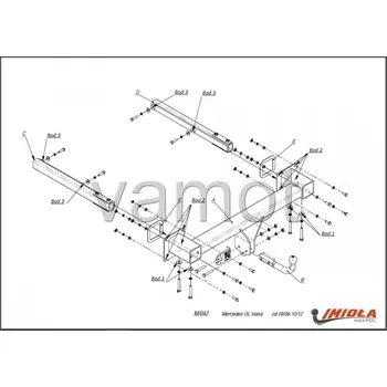 Tažné zařízení Tažné zařízení Mercedes GL (X166) (2012 - 2016 (X166)) (8567)