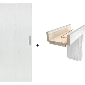 Interiérové dveře Protipožární dveře Naturel Naturel technické levé 80 cm borovice bílá SETDPOBB80L