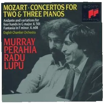 Zahraniční hudba CD Wolfgang Amadeus Mozart: Concertos For Two & Three Pianos - Andante And Variations For Four Hands In C Major, K. 501 - Fantasia In F Minor, K. 608 1991