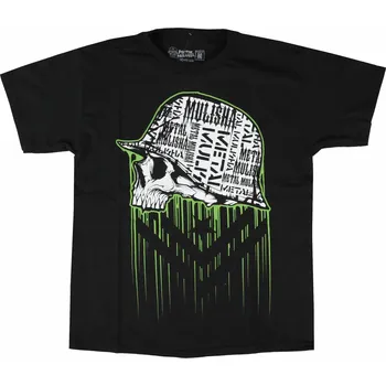 Pánské tričko tričko street dětské - BOYS NEGATIVE - METAL MULISHA - MBTSS1004-BLK - XL