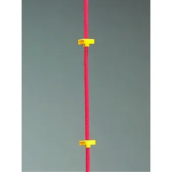 Žebřík Šplhací lano Herkules ø 18 mm s pomůckou každých 50 cm, délka 2 m, zelené