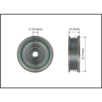 Auto-moto Napínací kladka, žebrovaný klínový řemen CAFFARO 500208