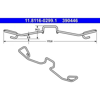 Auto-moto Pružina, brzdový třmen ATE 11.8116-0299.1