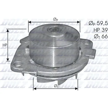 Chladič motoru Vodní čerpadlo, chlazení motoru DOLZ S211